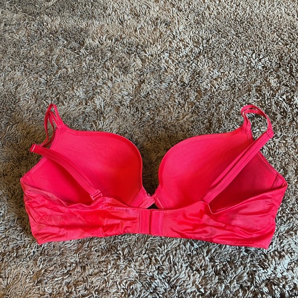 EUC Size 36D Victoria’s Secret Red Lace Push Up Bra - Picture 4 of 8